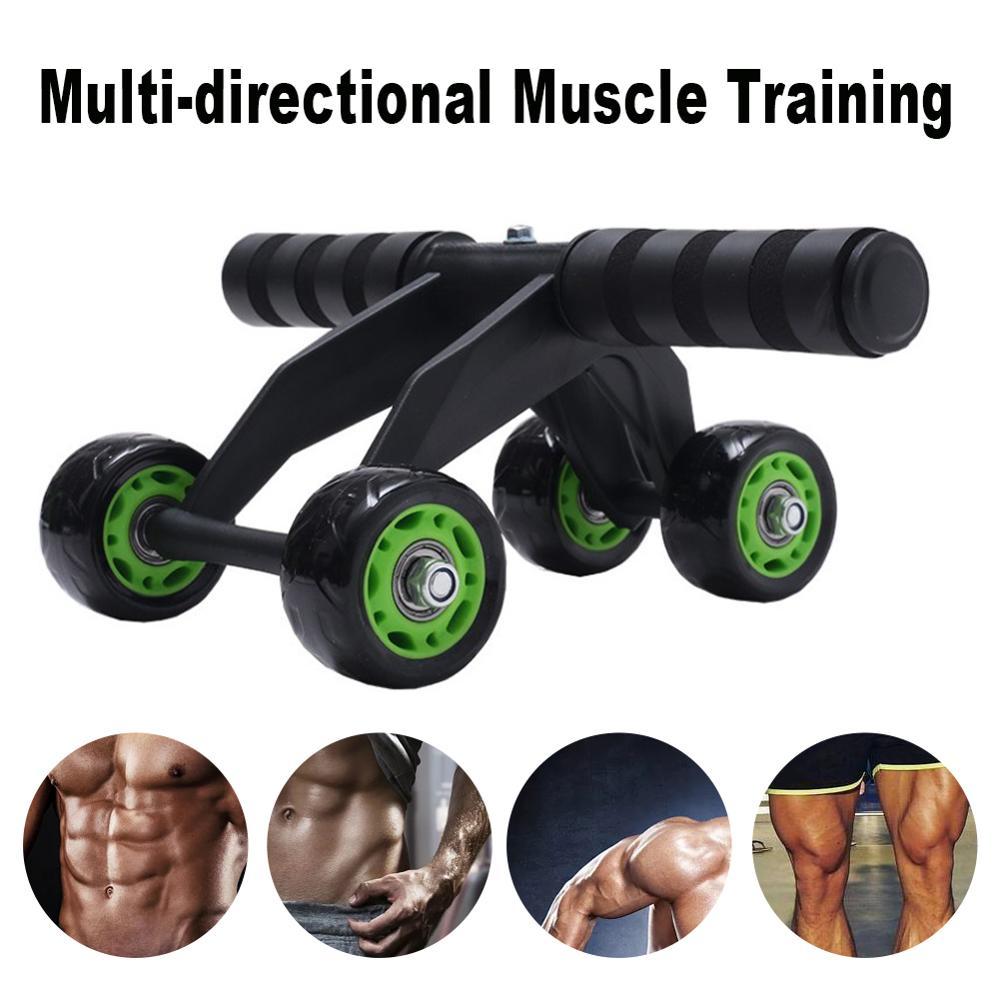 Wear-Proof Solid Wheel of the Four-Wheeled Abdominal Roller