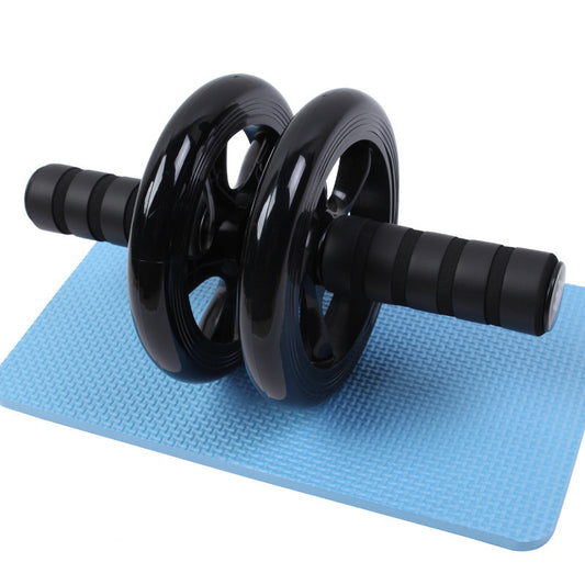 Silent Ab Roller with Knee Pad – Core & Abdominal Trainer
