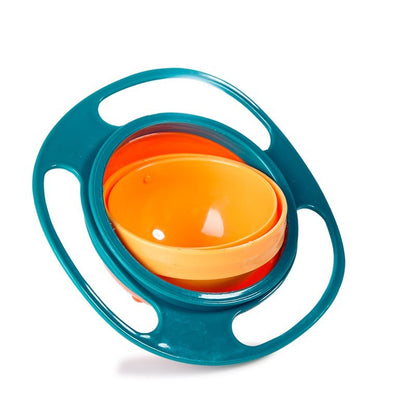 360° Rotating Spill-Proof Baby Bowl – Universal Gyro Bowl for Toddlers & Kids