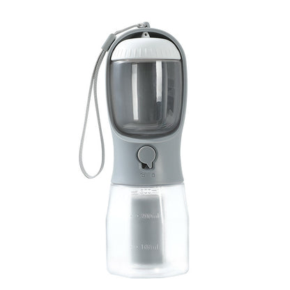 3-in-1 Portable Dog Water Cup – Food, Water & Waste Bag Dispenser
