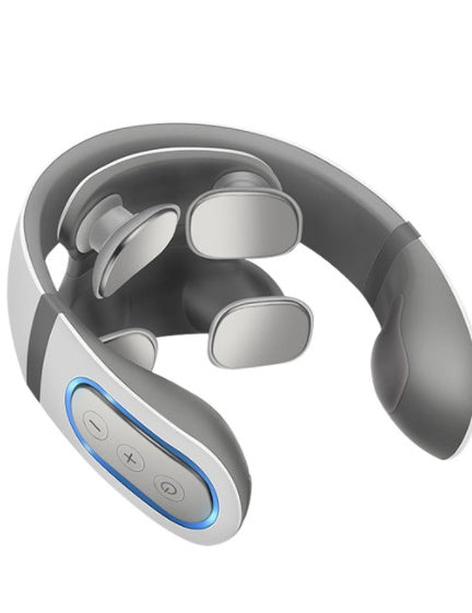 Wireless 4D Shiatsu Neck Massager – Cervical Pulse Therapy for Pain Relief