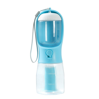 3-in-1 Portable Dog Water Cup – Food, Water & Waste Bag Dispenser