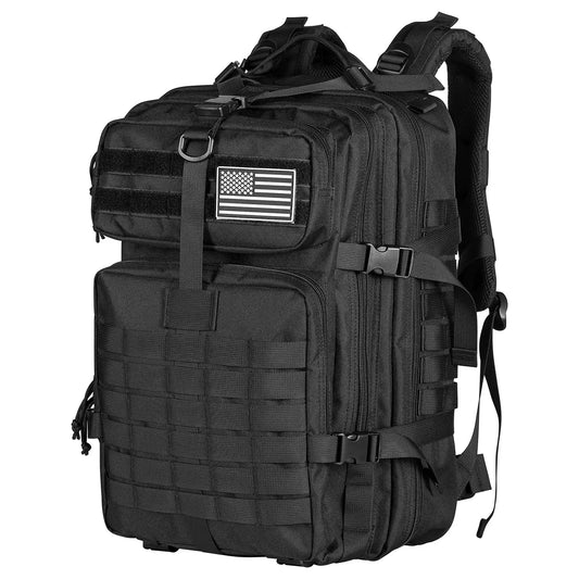 45L tactical backpack for men with MOLLE system for hiking and travel
