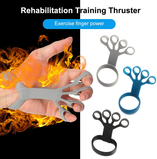 Silicone Finger Stretcher Hand Grip Trainer for Pain Relief & Rehab
