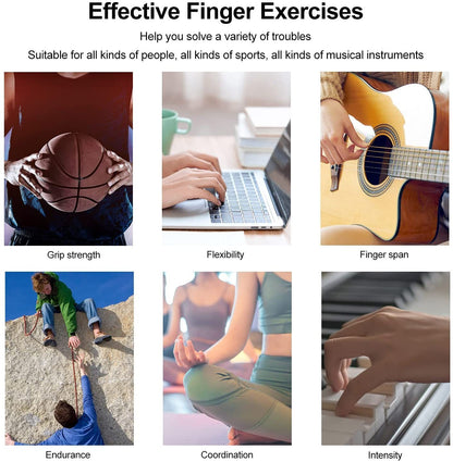Silicone Finger Stretcher Hand Grip Trainer for Pain Relief & Rehab