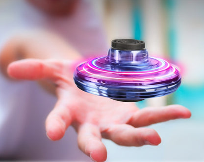 Mini LED UFO Drone Spinner – Fingertip Flying Toy for Kids