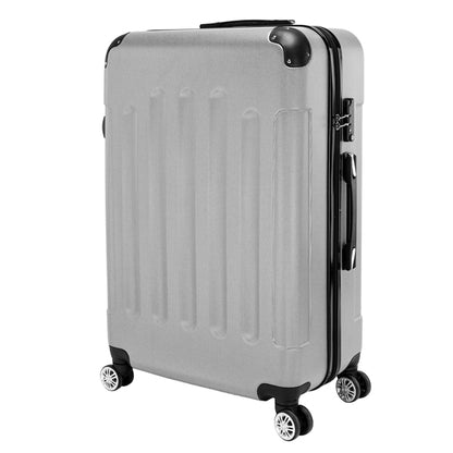 3 Piece Lightweight ABS Luggage Set with Spinner Wheels