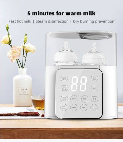 Multifunction Baby Bottle Warmer & Sterilizer – Fast & Precise