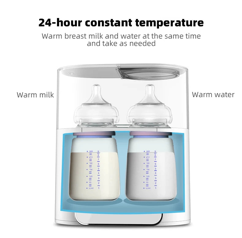 Multifunction Baby Bottle Warmer & Sterilizer – Fast & Precise