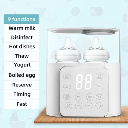 Multifunction Baby Bottle Warmer & Sterilizer – Fast & Precise