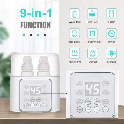 Multifunction Baby Bottle Warmer & Sterilizer – Fast & Precise