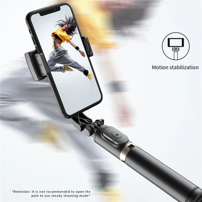 Roreta 2025 Gimbal Selfie Stick – Foldable Bluetooth Tripod for iOS & Android