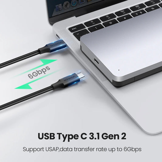 2.5" SATA to USB-C 3.1 Gen 2 HDD SSD Enclosure Aluminum Case