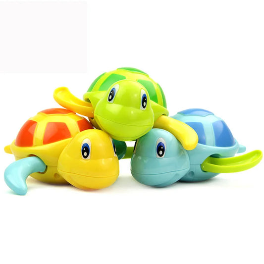 Cute Wind-Up Swimming Turtle – Baby Bath & Pool Water Toy