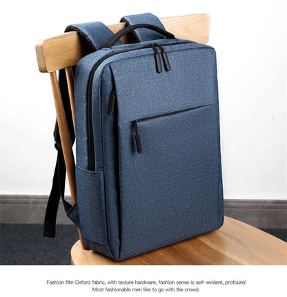 15.6" Waterproof Nylon Laptop Backpack with USB Charging Port