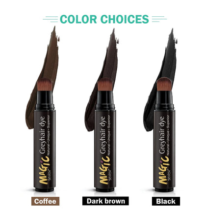 Sevich Hair Dye Pen – Root Touch-Up Stick for Black & Brown Hair