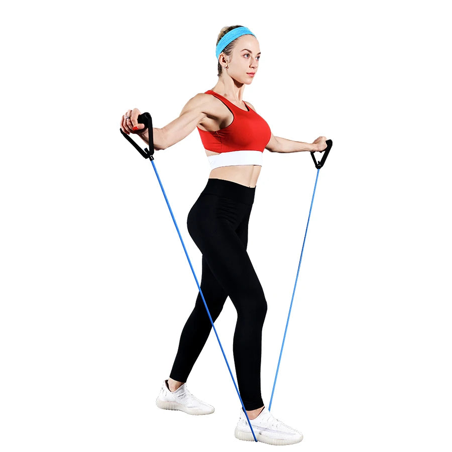 5-Level Resistance Bands with Handles – Fitness & Strength Set