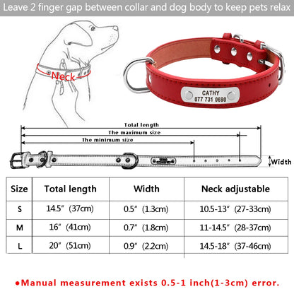 Custom Leather Pet Collar – Engraved Rhinestone Dog Collar