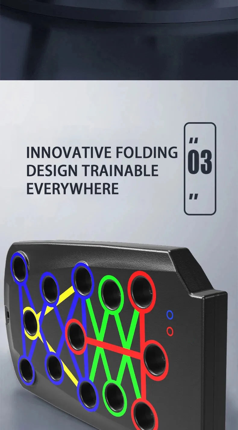 Portable Push-Up Board Set–Foldable Fitness Bar for Full Body Training