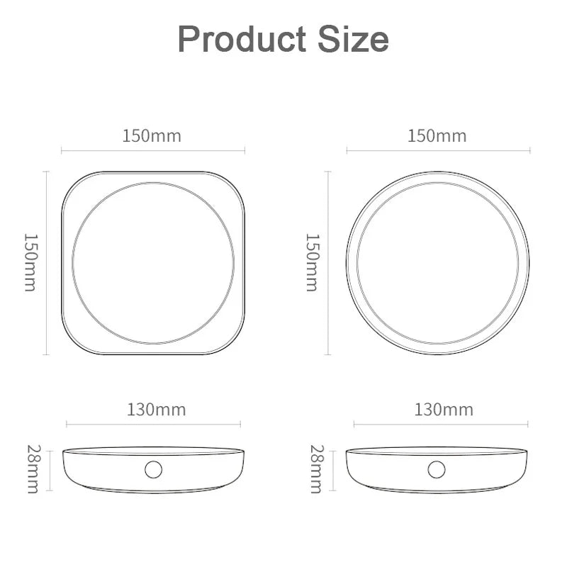 Electric Coffee Mug Warmer – 80°C Heating Plate for Desk Use