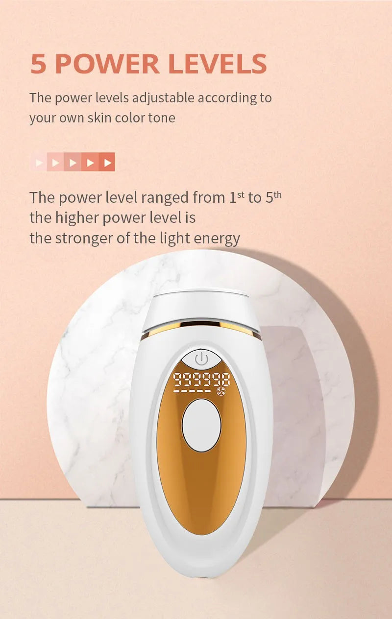 IPL Laser Hair Removal Epilator – Painless Permanent Hair Trimmer