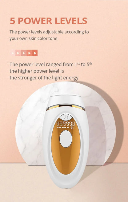 IPL Laser Hair Removal Epilator – Painless Permanent Hair Trimmer