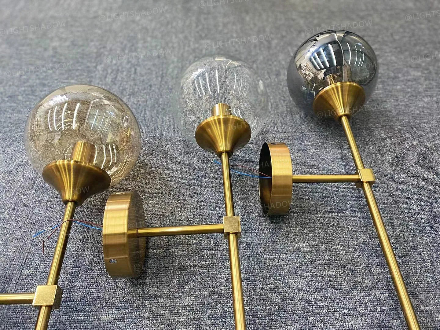 Modern Glass Wall Lamp – Golden Round Nordic Sconce Light