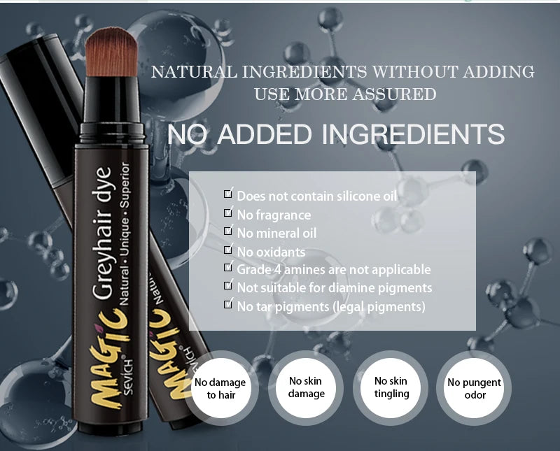 Sevich Hair Dye Pen – Root Touch-Up Stick for Black & Brown Hair