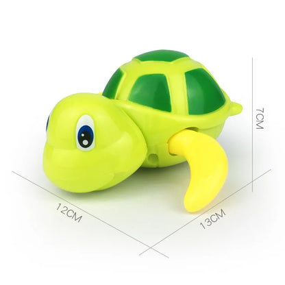 Cute Wind-Up Swimming Turtle – Baby Bath & Pool Water Toy