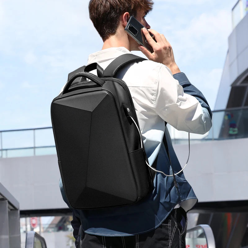 Cartmela Fenruien Laptop Backpack | Waterproof Travel Bag with USB Charging