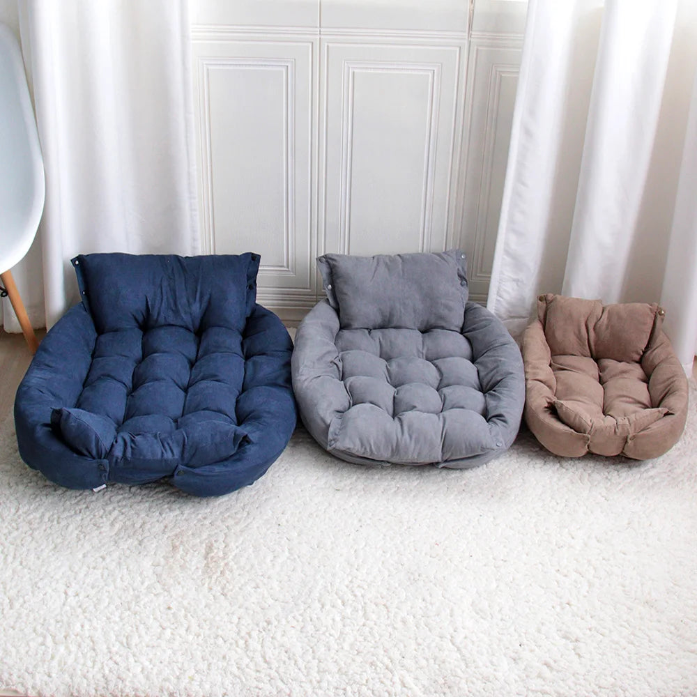 Multifunction 3-in-1 Dog Bed Mat – Soft Winter Sofa Nest for Dogs & Cats