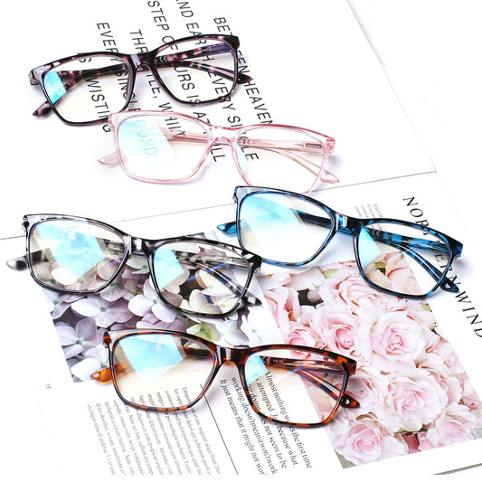 Blue Light Blocking Reading Glasses – Spring Hinges +2.0 to +3.0