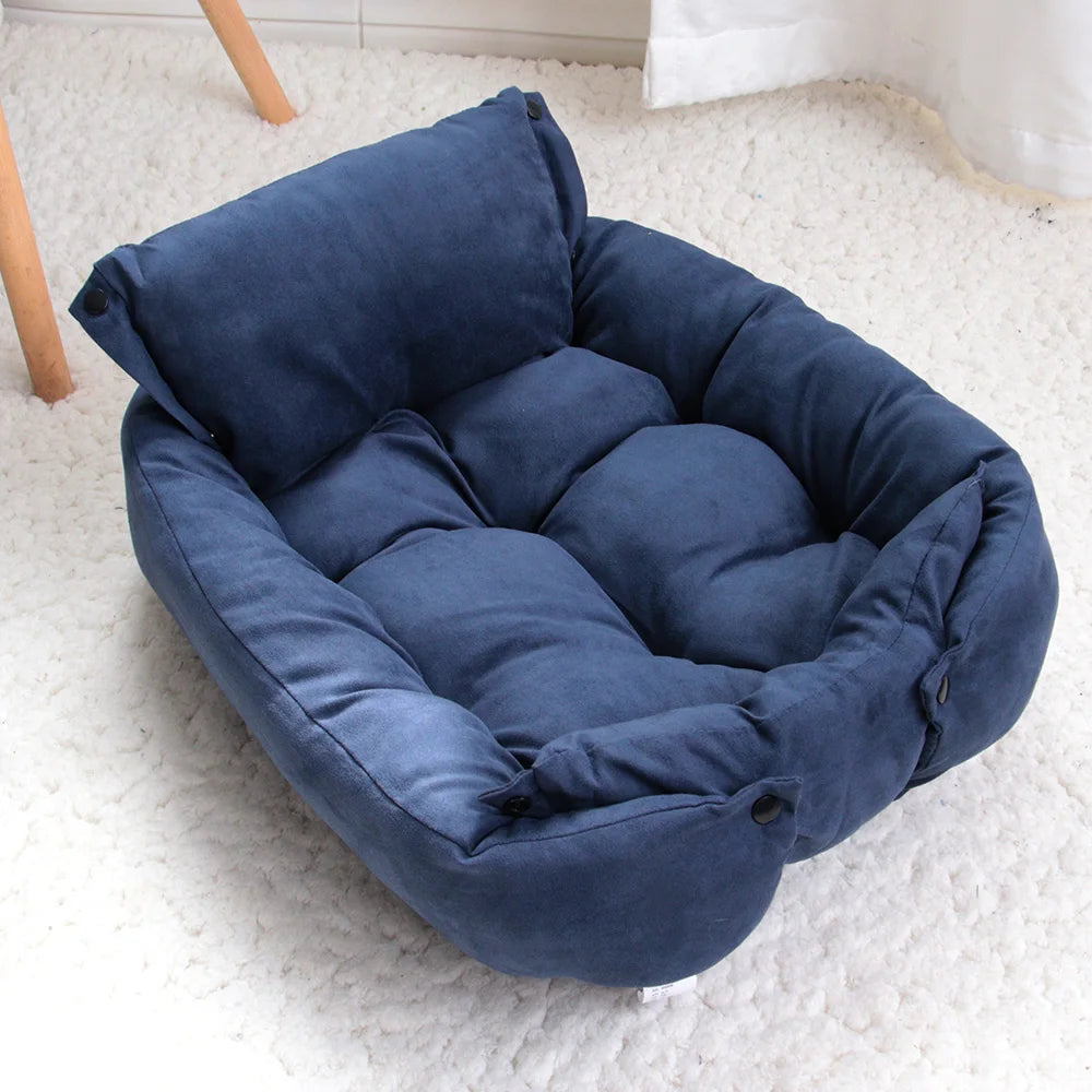 Multifunction 3-in-1 Dog Bed Mat – Soft Winter Sofa Nest for Dogs & Cats