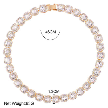 Hip Hop Iced Out Cuban Link Chain Necklace – Gold & Silver Men’s Gift