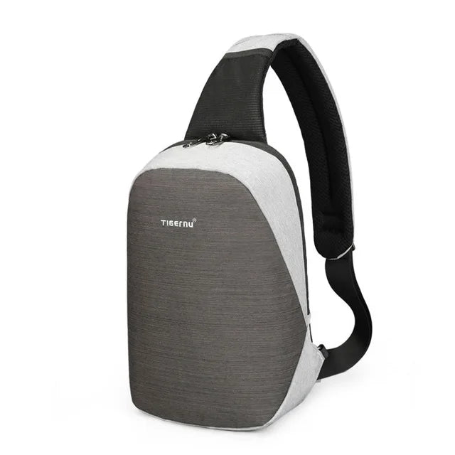 Casual Splashproof Chest Bag – 9.7 Inch iPad Shoulder Sling Bag