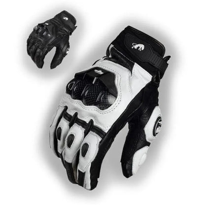 Men's Leather Motorcycle Gloves – Racing, Road & Riding Gear
