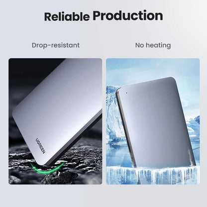 2.5" SATA to USB-C 3.1 Gen 2 HDD SSD Enclosure Aluminum Case