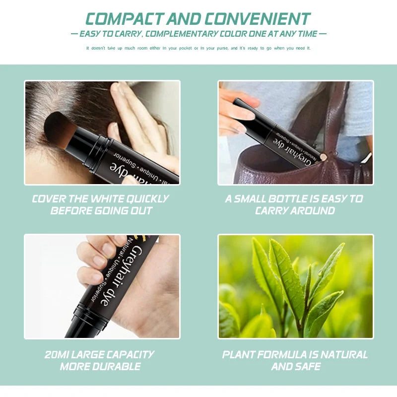 Sevich Hair Dye Pen – Root Touch-Up Stick for Black & Brown Hair