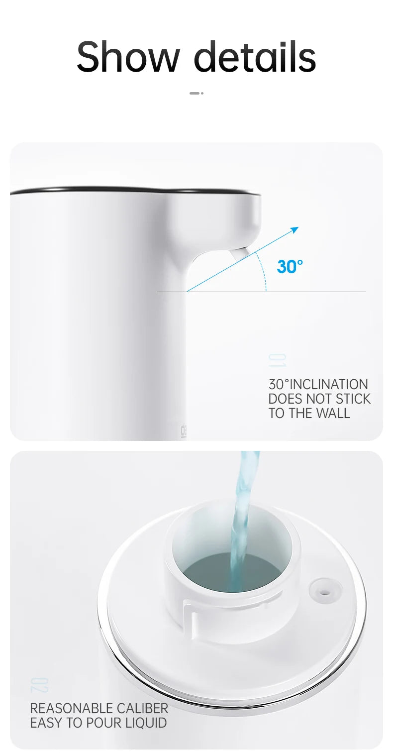 Automatic Foam Soap Dispenser – Smart USB Rechargeable Hand Washer