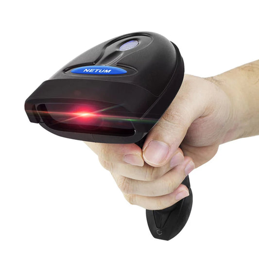 Wireless Handheld Barcode Scanner & Bluetooth 1D/2D QR Reader