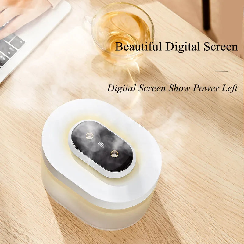 1L Double Nozzle LED Air Humidifier – Rechargeable Ultrasonic Diffuser