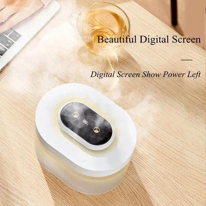 1L Double Nozzle LED Air Humidifier – Rechargeable Ultrasonic Diffuser