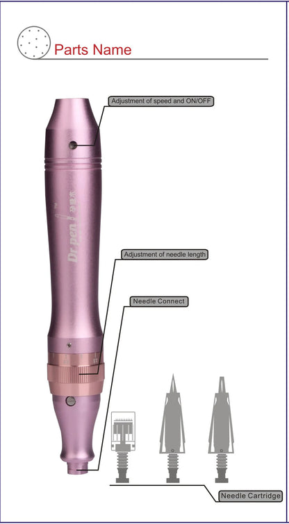Dr.pen M7-W 12 Pin Derma Pen Needle Cartridges – Microneedling