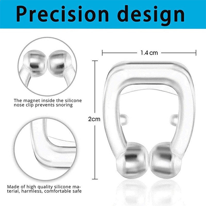 Anti Snore Magnetic Nose Clips – 4 Pack