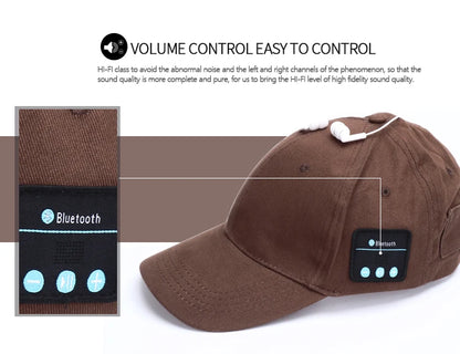 Bluetooth 5.0 Music Cap with Wireless Headphones – Sport & Calls