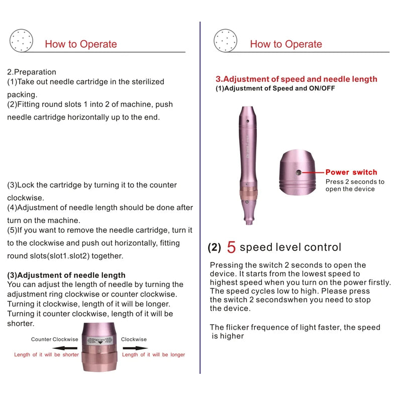 Dr.pen M7-W 12 Pin Derma Pen Needle Cartridges – Microneedling