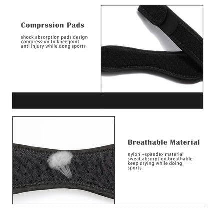 Patellar Tendon Knee Strap – Adjustable Support Brace for Sports