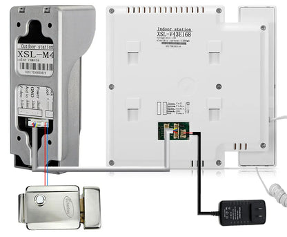 700TVL Waterproof Video Doorbell – Intercom & IR Night Vision