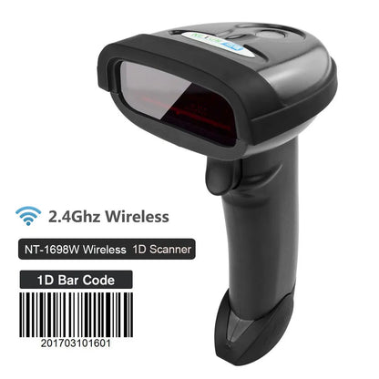 Wireless Handheld Barcode Scanner & Bluetooth 1D/2D QR Reader