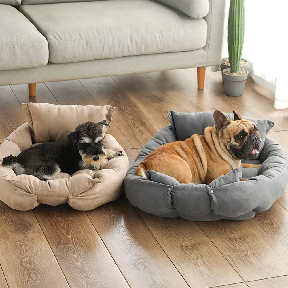 Multifunction 3-in-1 Dog Bed Mat – Soft Winter Sofa Nest for Dogs & Cats
